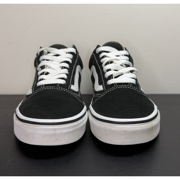 Vans Shoes Mens 6 Womens 7.5 Off The Wall Old Skool Skate Sneakers Black 500714 - Picture 5 of 13